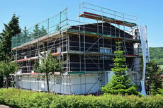 Renovierungsarbeiten am Pfarrhaus der Katholischen Kirchengemeinde Zierenberg